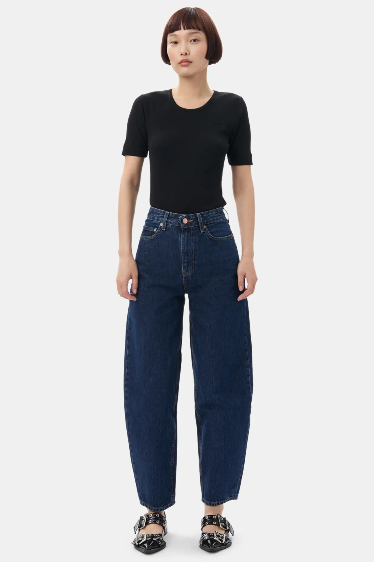 Online GANNI Stary-Jeans Dark Blue Stone