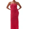 New GANNI Stretch-Lace-Neckholderkleid Love Potion