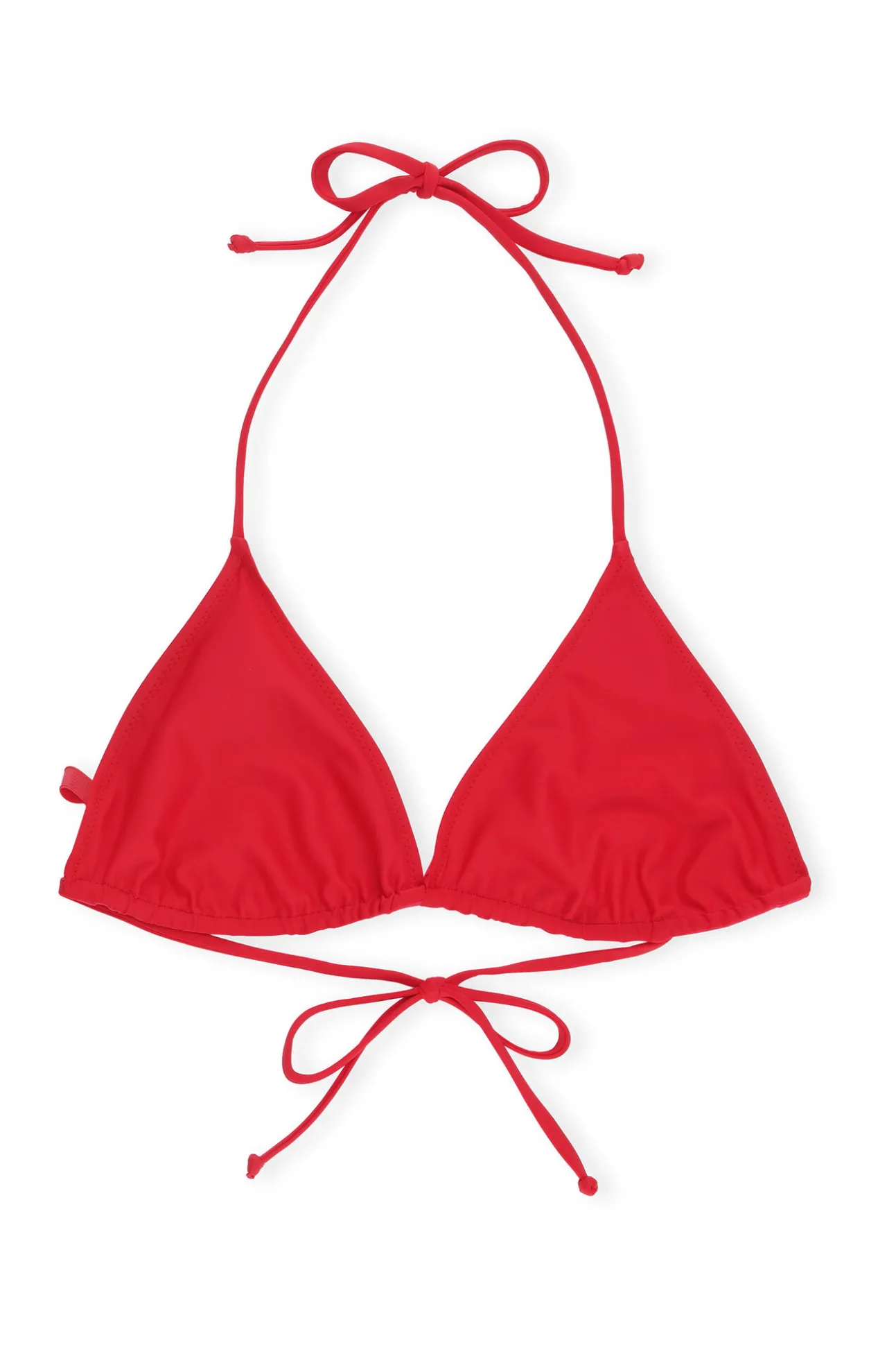 Best GANNI String-Bikinioberteil High Risk Red