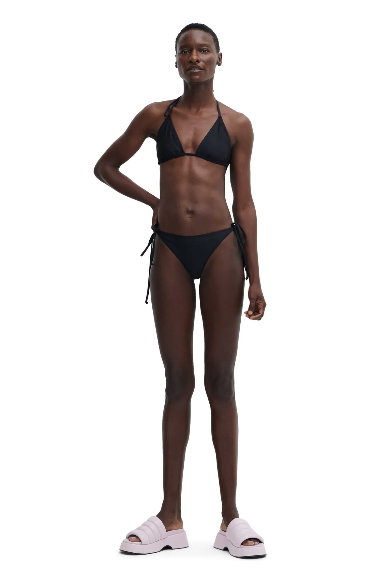 Best Sale GANNI String-Bikiniunterteil Black