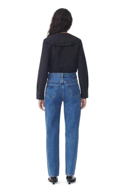Online GANNI Swigy Jeans Mid Blue Stone