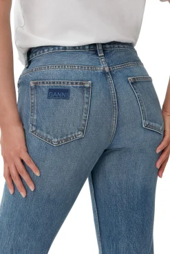 Best Sale GANNI Swigy Jeans Mid Blue Vintage