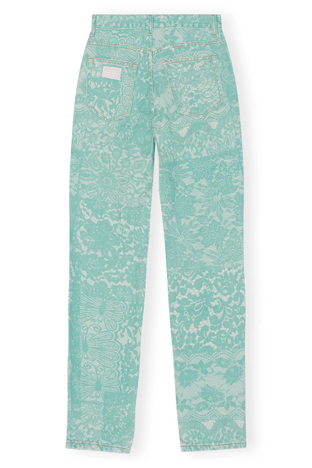 Online GANNI Swigy-Jeans Mit Spitzenprint Canton