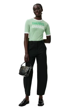 Outlet GANNI Tailliertes -T-Shirt Peapod