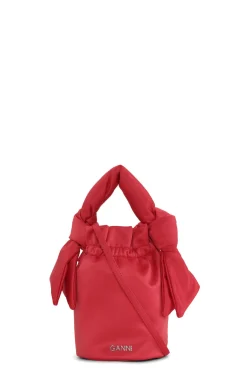 Flash Sale GANNI Tasche Mit Geknotetem Griff Fur Besondere Anlasse Racing Red