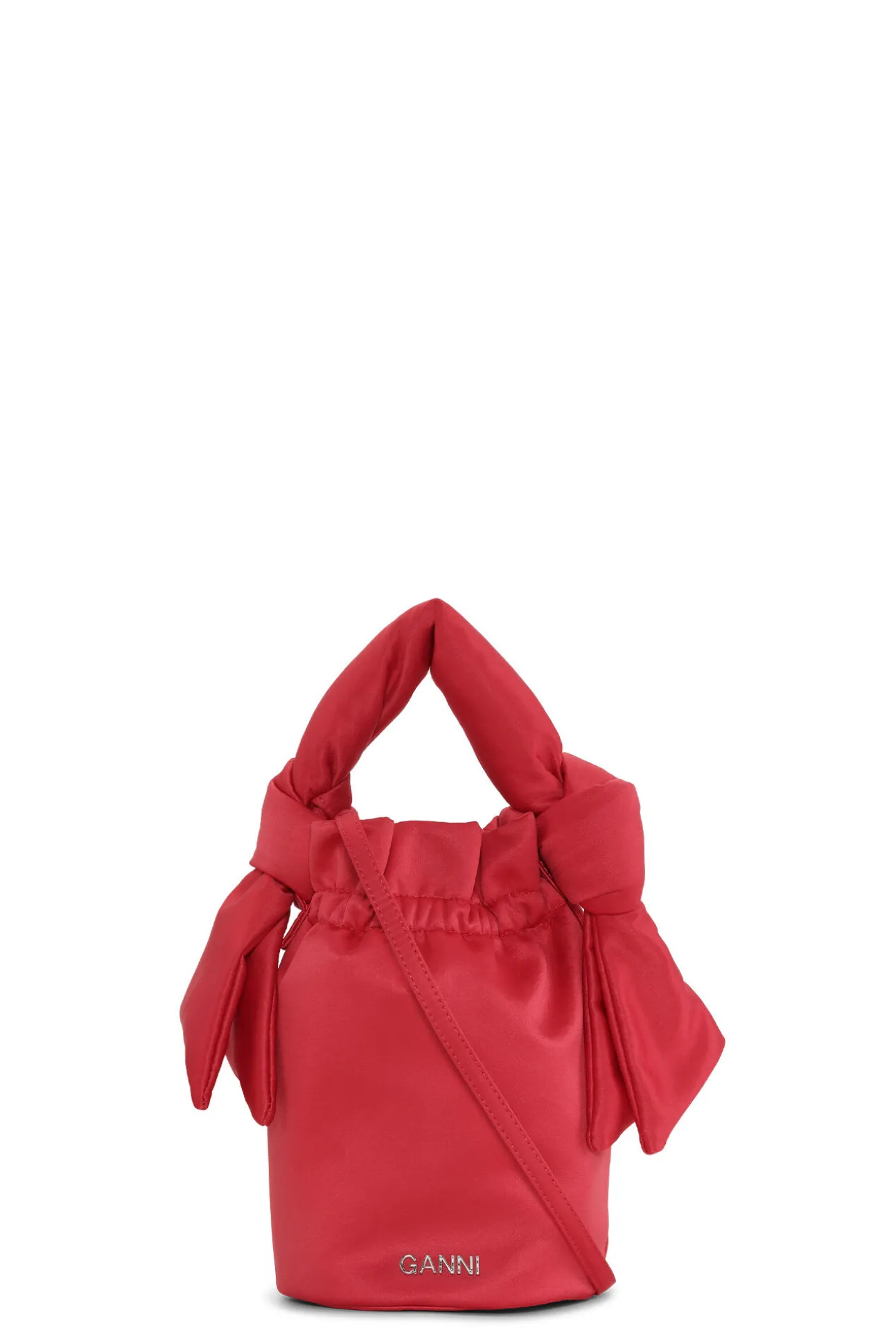 Flash Sale GANNI Tasche Mit Geknotetem Griff Fur Besondere Anlasse Racing Red