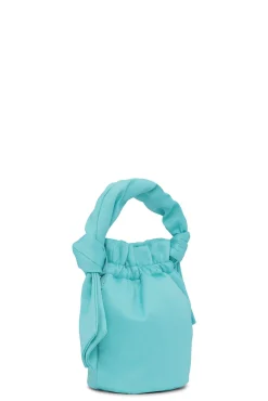 Hot GANNI Tasche Mit Geknotetem Griff Fur Besondere Anlasse Lagoon