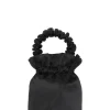 New GANNI Tasche Mit Gerafftem Haltegriff Black