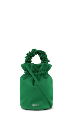 Cheap GANNI Tasche Mit Griff Fur Besondere Anlasse Kelly Green