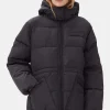 Hot GANNI Tech-Puffer-Midi-Jacke Mit Oversize-Passform Phantom