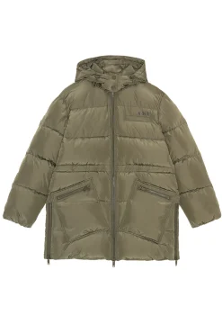 Cheap GANNI Tech-Puffer-Midi-Jacke Mit Oversize-Passform Kalamata