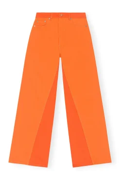 Sale GANNI Uberfarbte Jozey-Jeans Orangeade