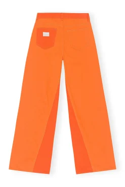Sale GANNI Uberfarbte Jozey-Jeans Orangeade