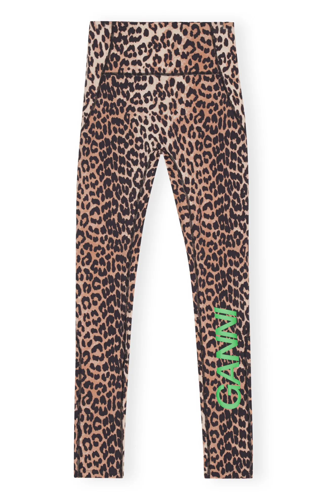 Store GANNI Ultra-High-Waist-Sportleggings Leopard