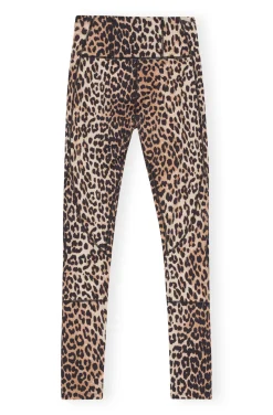Store GANNI Ultra-High-Waist-Sportleggings Leopard