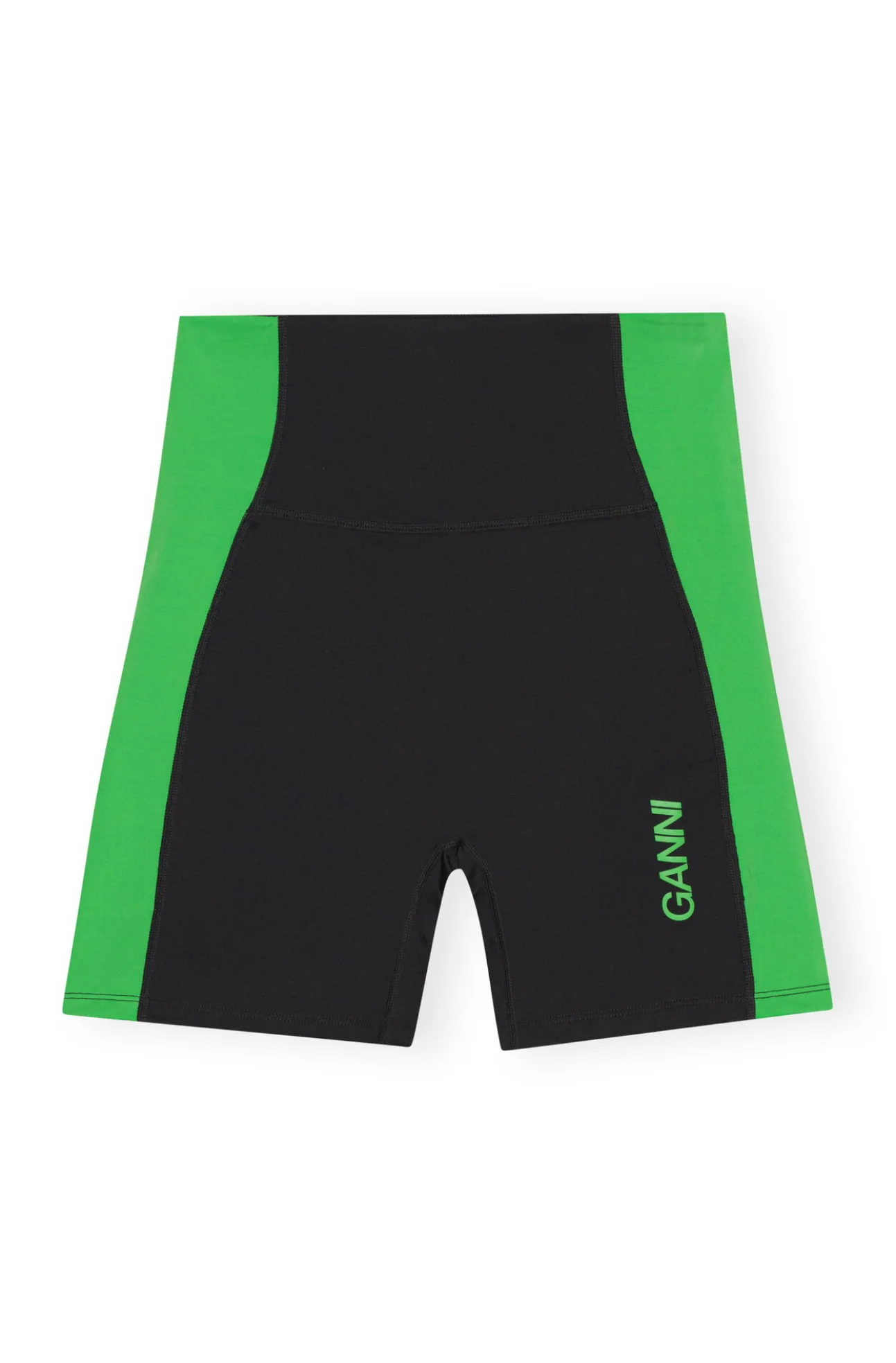 Discount GANNI Ultra-High-Waist-Sportshorts Black