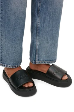 Online GANNI Vegea™ Slide-Sandalen Black