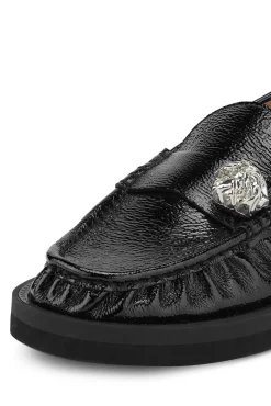 Online GANNI Verzierte Slipper Black