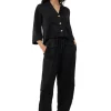 Best Sale GANNI Washed-Satin-Hose Black
