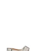Discount GANNI Weise Bestickte Westernsandalen Egret