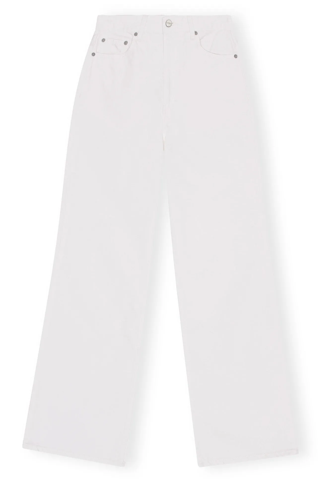 Sale GANNI Weise Magny-Jeans Bright White