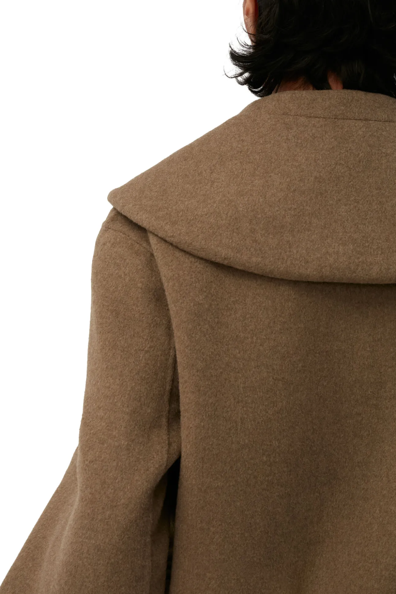 Best Sale GANNI Wolljacke Petrified Oak