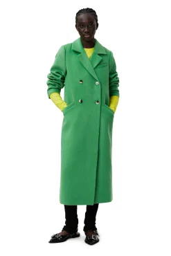 Discount GANNI WollMäntel Kelly Green