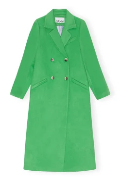 Discount GANNI WollMäntel Kelly Green