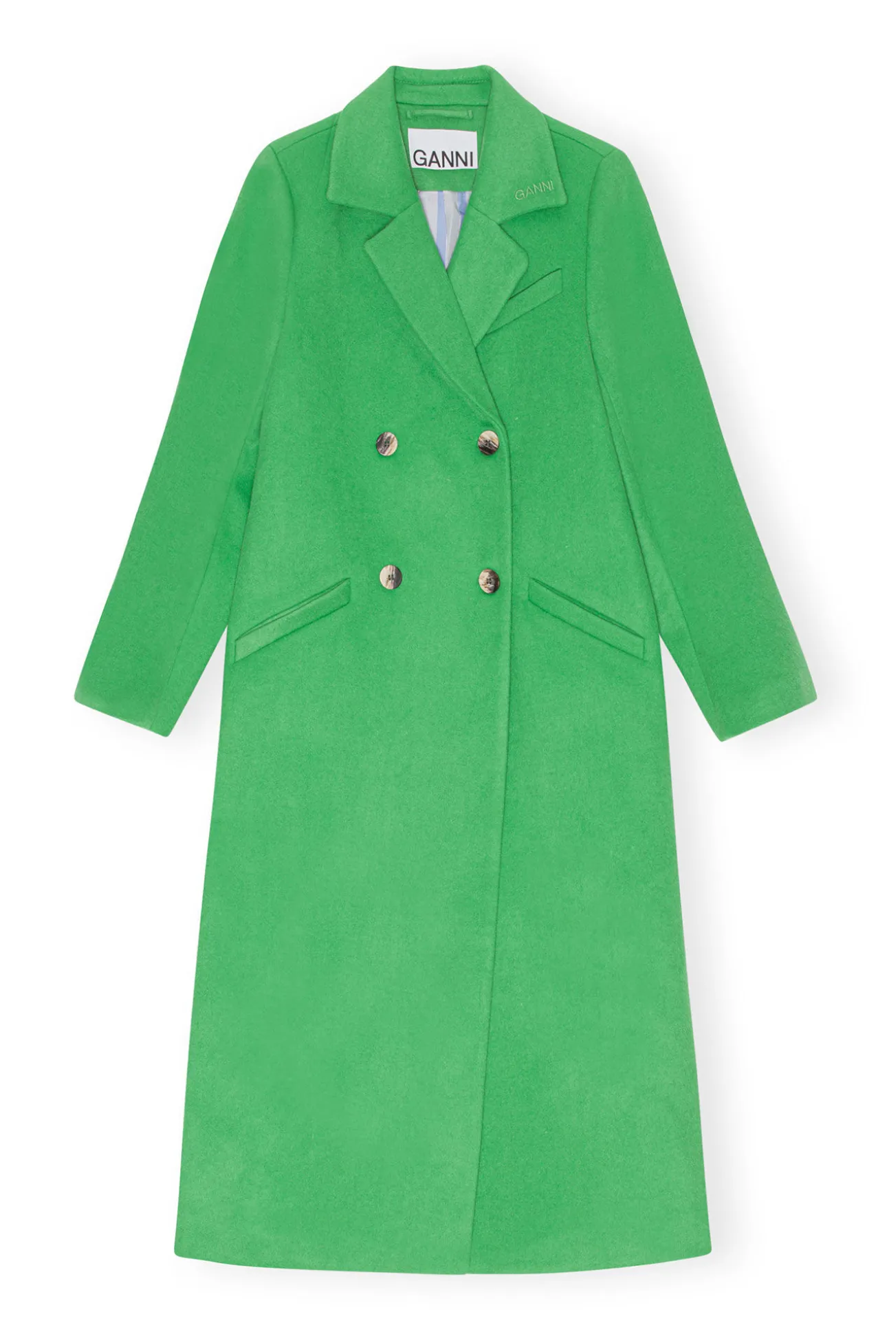 Discount GANNI WollMäntel Kelly Green
