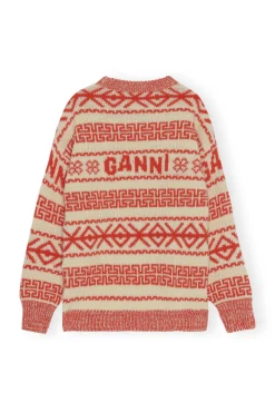 Clearance GANNI Wollpullover Egret